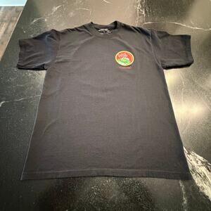 Señor Frogs Cozumel Black Graphic T-Shirt Frog Logo Mexico Souvenir Tee
